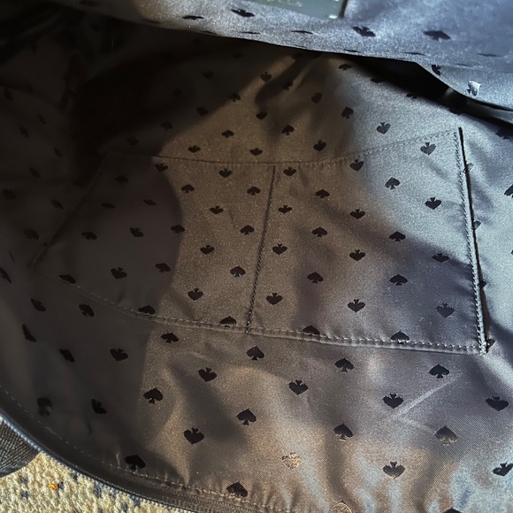 Kate Spade New York Mel Packable Nylon Tote – Blue Multi Polka Dot - Picture 6 of 7